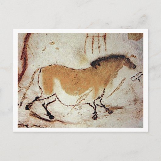 LASCAUX PAARD BRIEFKAART (Voorkant)