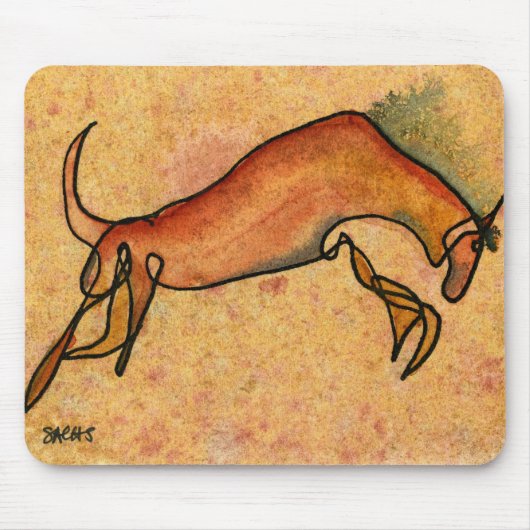 Lascaux-paardenmousepad Muismat (Voorkant)