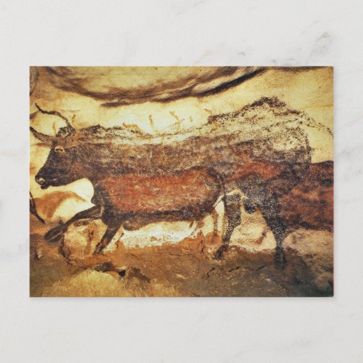 Lascaux Prehistorische grotschilderingen Briefkaart (Voorkant)
