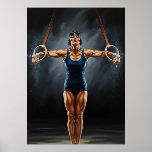 L'ASCENSION GYMNIQUE (De Gymnastische Ascentie) Poster (Voorkant)