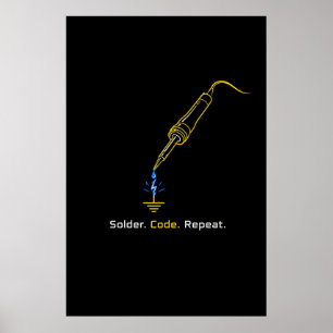 Lascodeer Herhaal Ingebedde Engineering Poster