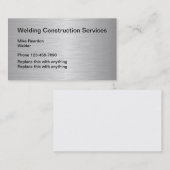 Lasconstructie Diensten Visitekaartje (Voorkant / Achterkant)