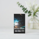 lasdiensten qr code visitekaartje (Staand voorkant)