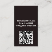 lasdiensten qr code visitekaartje (Achterkant)