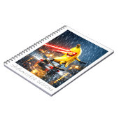 Laser Banana Skateboard Rebel Notitieboek (Linkerzijde)