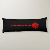 Laser Beam Data Burst Body Pillow Lichaamskussen (Achterkant)