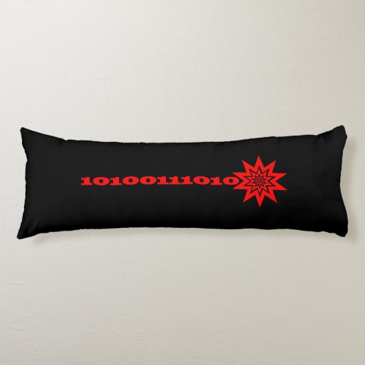 Laser Beam Data Burst Body Pillow Lichaamskussen (Voorkant)