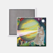 Laser-Cat Mosbody Magneet (Voorkant / Achterkant)