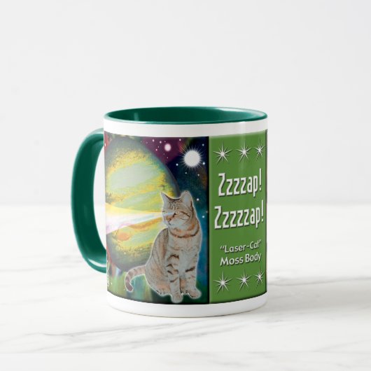 Laser-Cat Mossbody Mok (Voorkant links)