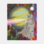 Laser-Cat-muis Fleece Deken (Voorkant)