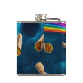 Laser Cat Pizza Party Heupfles (Achterkant)