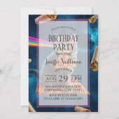 Laser Cat Pizza Party Kaart (Voorkant)