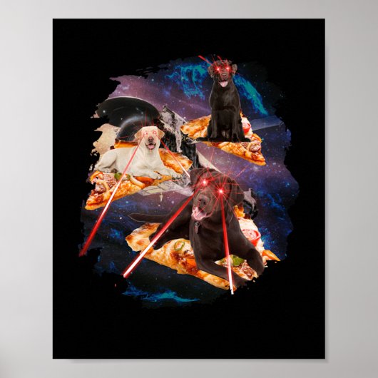 Laser Cats Pizza Kitties Poster (Voorkant)