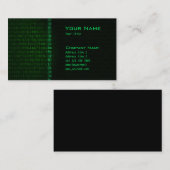 Laser Data Scan-Visitekaartje Visitekaartje (Voorkant / Achterkant)