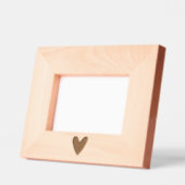 Laser-Etched Heart Afbeelding Lijst Gegraveerde Lijstjes (Links)