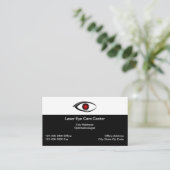 Laser Eye Doctor Vision Care Afspraak Visitekaartje (Staand voorkant)