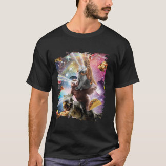 Laser Eyes Space Bearded Dragon Cat Sloth Dinosaur T-shirt
