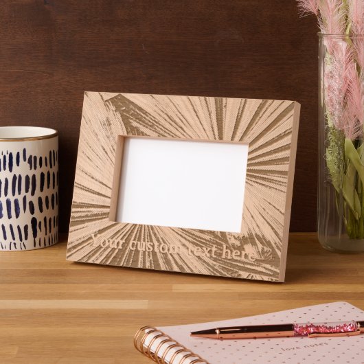 Laser geëtst afbeeldingen lijst met palmblad ontwe gegraveerde lijstjes (Links)