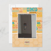 Laser Kat Briefkaart (Voorkant / Achterkant)