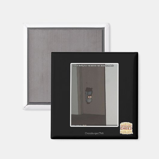 Laser Kat Magneet (Voorkant / Achterkant)