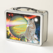 Laser-Kat Mossbody Metal Lunchbox (Achterkant)