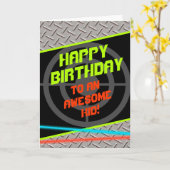Laser Label Aangepaste borden Birthday Greep Kaart (Gele Bloem)