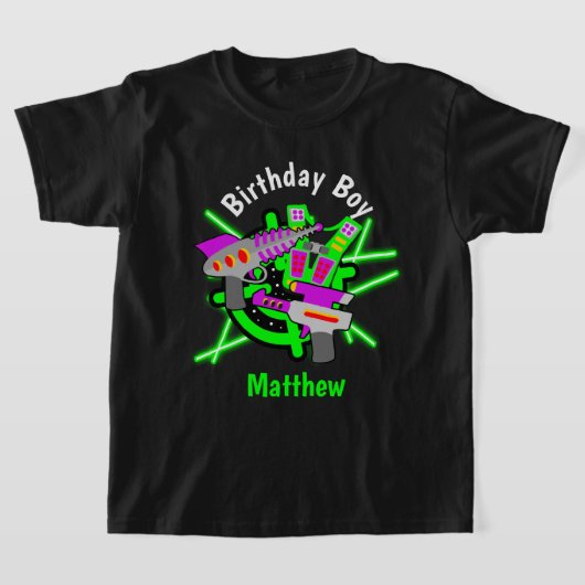 Laser label Birthday Boy shirt (Laagn)