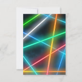 Laser Label Birthday Invitation | Laserpartij Labe Bedankkaart (Achterkant)