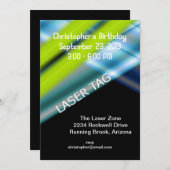 Laser Label Birthday Kaart (Voorkant / Achterkant)