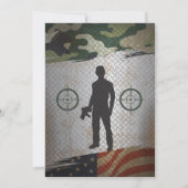 Laser Label Birthday Party Kaart (Achterkant)