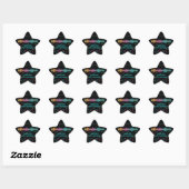 Laser Label Blast Star Dank u Favor Sticker (Vel)
