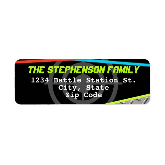 Laser Label boys Birthday (Voorkant)