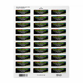 Laser Label boys Birthday (Full Sheet)