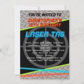 Laser Label boys Birthday Kaart (Voorkant)