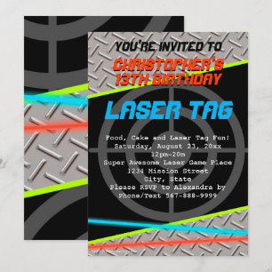 Laser Label boys Birthday Kaart