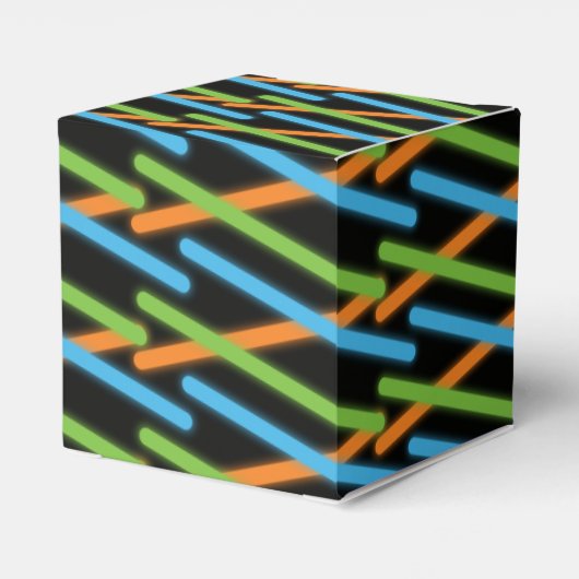 Laser Label Glow-party Bedankdoosjes (Achterkant)