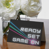 Laser Label Neon verjaardagsfeestje Bedankkaart