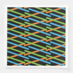 Laser Label Party Neon Servet