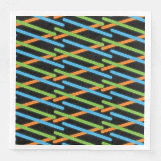 Laser Label Party Neon Servet (Voorkant)