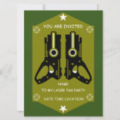 Laser Label Party nodigt uit (Voorkant)