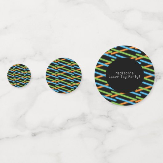 Laser Label Party Table Confetti Birthday Decor (Voorkanten)