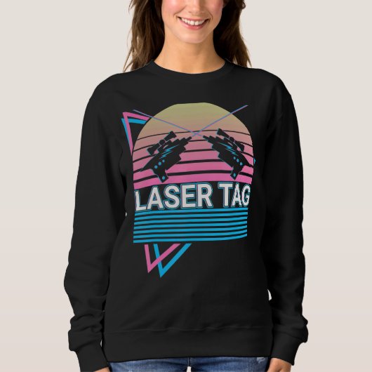 Laser Label spel Lasertag Retro Trui (Voorkant)