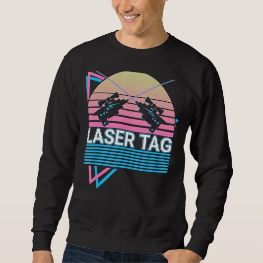 Laser Label spel Lasertag Retro Trui (Voorkant)