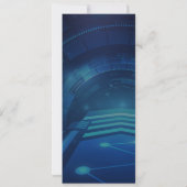 Laser Label Ticket Pass Birthday Party-uitnodiging Kaart (Achterkant)