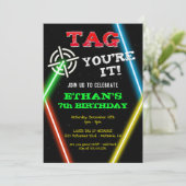 Laser Label-uitvindingen, Label van de laserstrale Kaart (Staand voorkant)