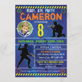 Laser Label Verjaardagsfeest Kaart