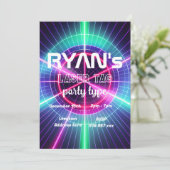 Laser label verjaardagsuitnodiging aanpassen kaart (Staand voorkant)