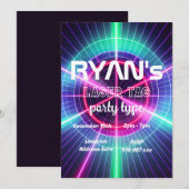 Laser label verjaardagsuitnodiging aanpassen kaart (Voorkant / Achterkant)