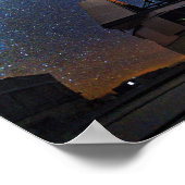 Laser naar Melkweg Poster (Hoek)