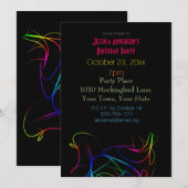 Laser Neon Lights Kaart (Voorkant / Achterkant)